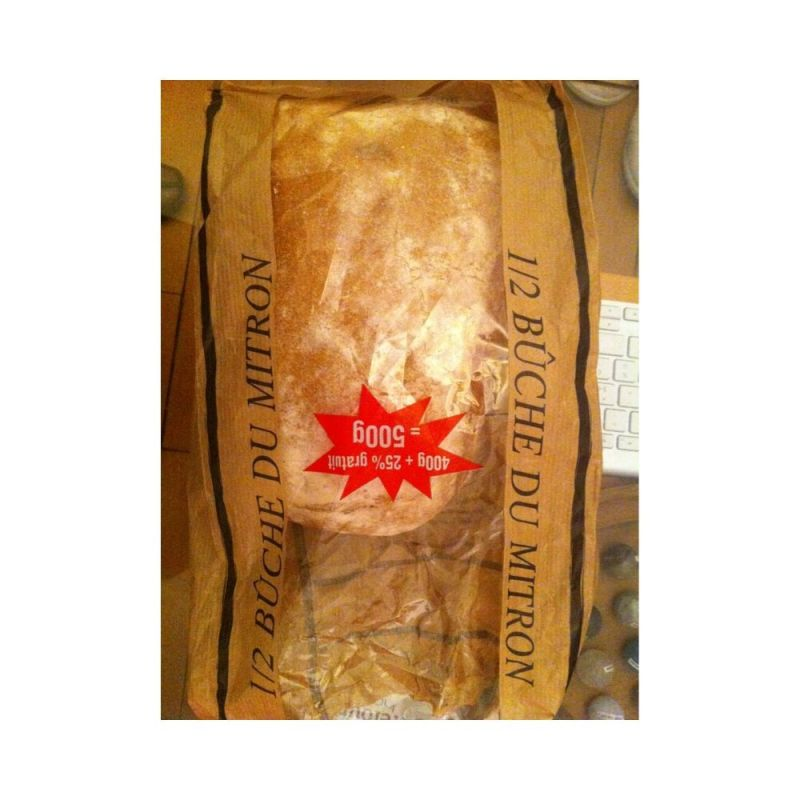 L'EUROPE DES PAINS 1/2 Buche Mitron Froment 400 g