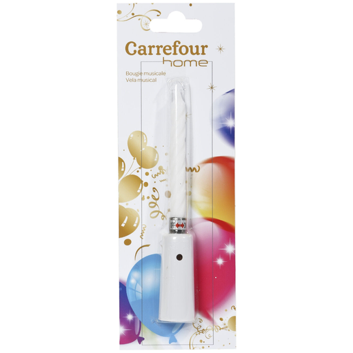 [3606605445108] CARREFOUR Bougie musicale 1 unité