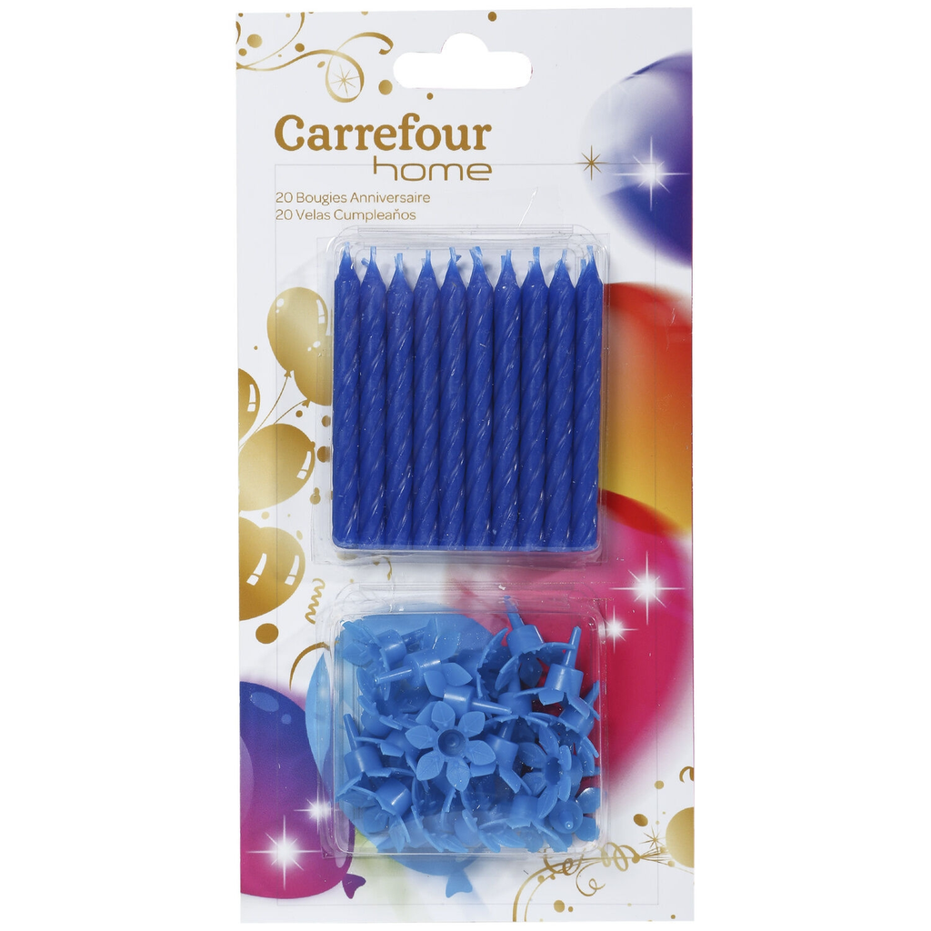 CARREFOUR Candles 39723 pack of 20