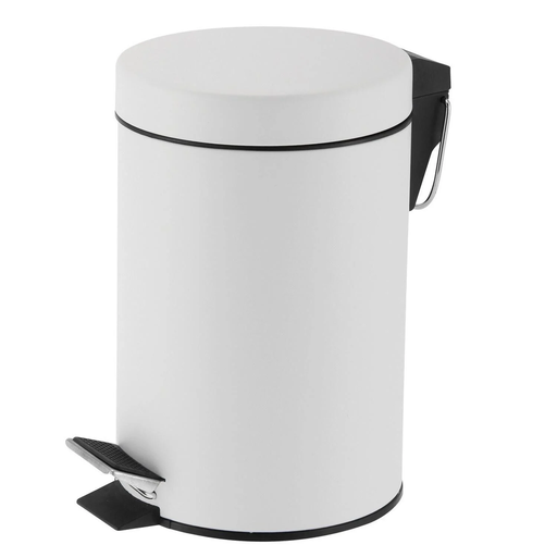 [3606606011234] CARREFOUR Stainless Steel Pedal Bin 3 L