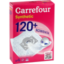 CARREFOUR Sacs aspirateur synthetic Rowenta 120+ la boite de 4