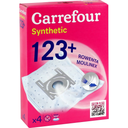 CARREFOUR Sacs aspirateur synthetic Rowenta/Moulinex 123+ la boite de 4