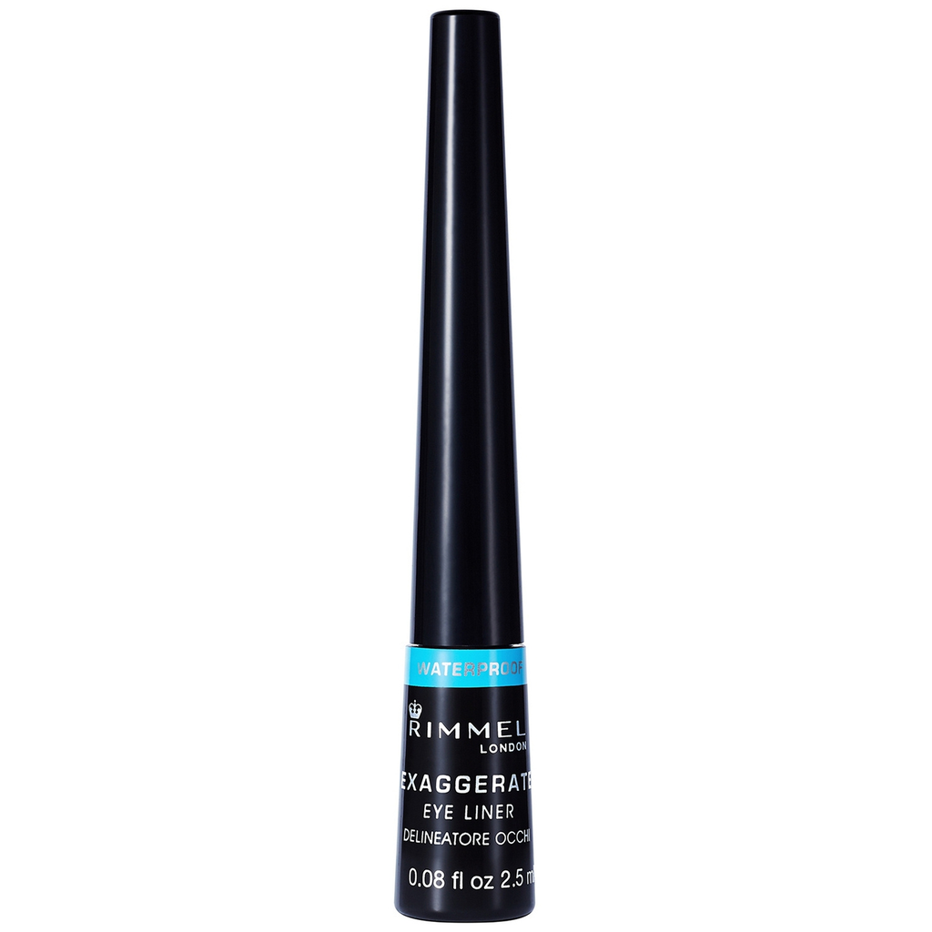 RIMMEL Eyeliner Waterproof Tono Negro (003) Exaggerate