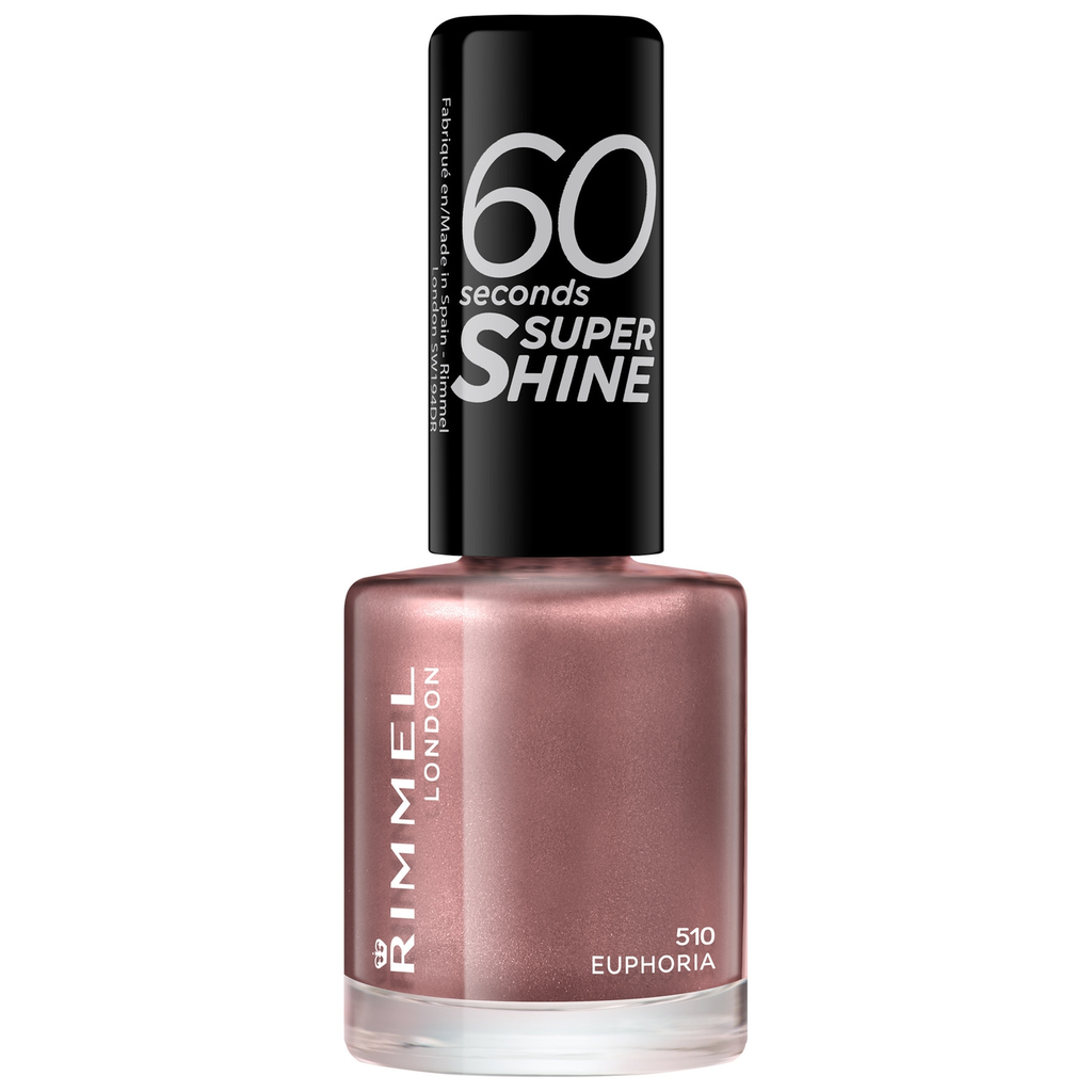 RIMMEL Esmalte de Uñas Ultra Brillante Tono Euphoria (510) 60 Seconds Super Shine
