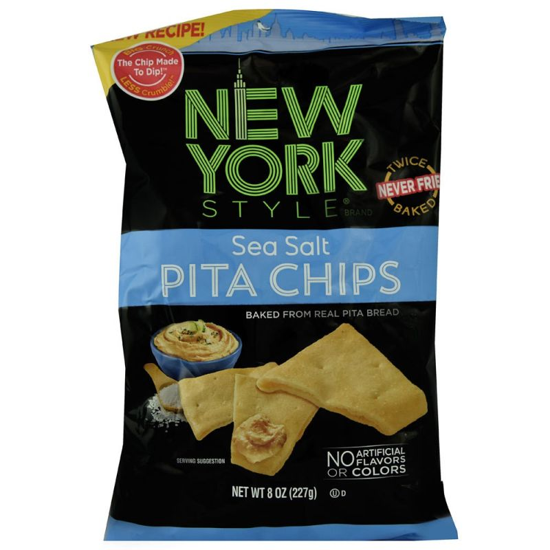 NEW YORK Style Chips de pita con sal marina 227 g