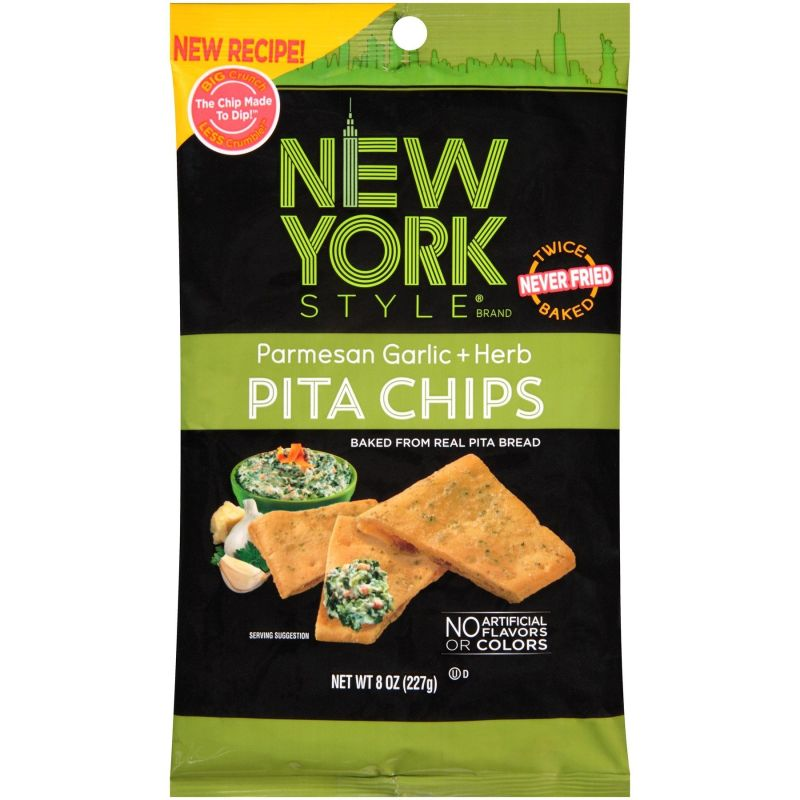 NEW YORK Style Parmesan Garlic Herb Pita Chips 227 g