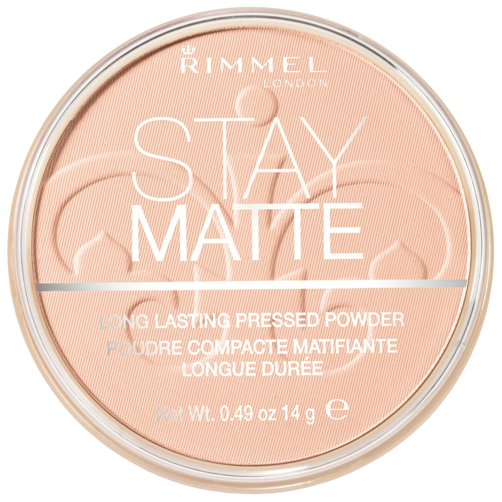 RIMMEL Polvos Compactos Matificantes Stay Matte Tono Pink Blossom (N°002) la paleta