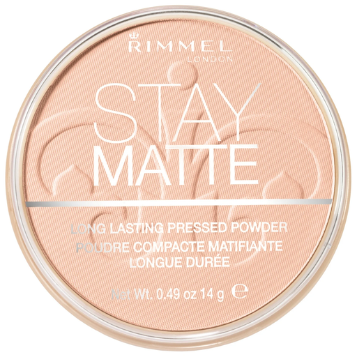 [3607345064512] RIMMEL Polvos Compactos Matificantes Stay Matte Tono Pink Blossom (N°002) la paleta