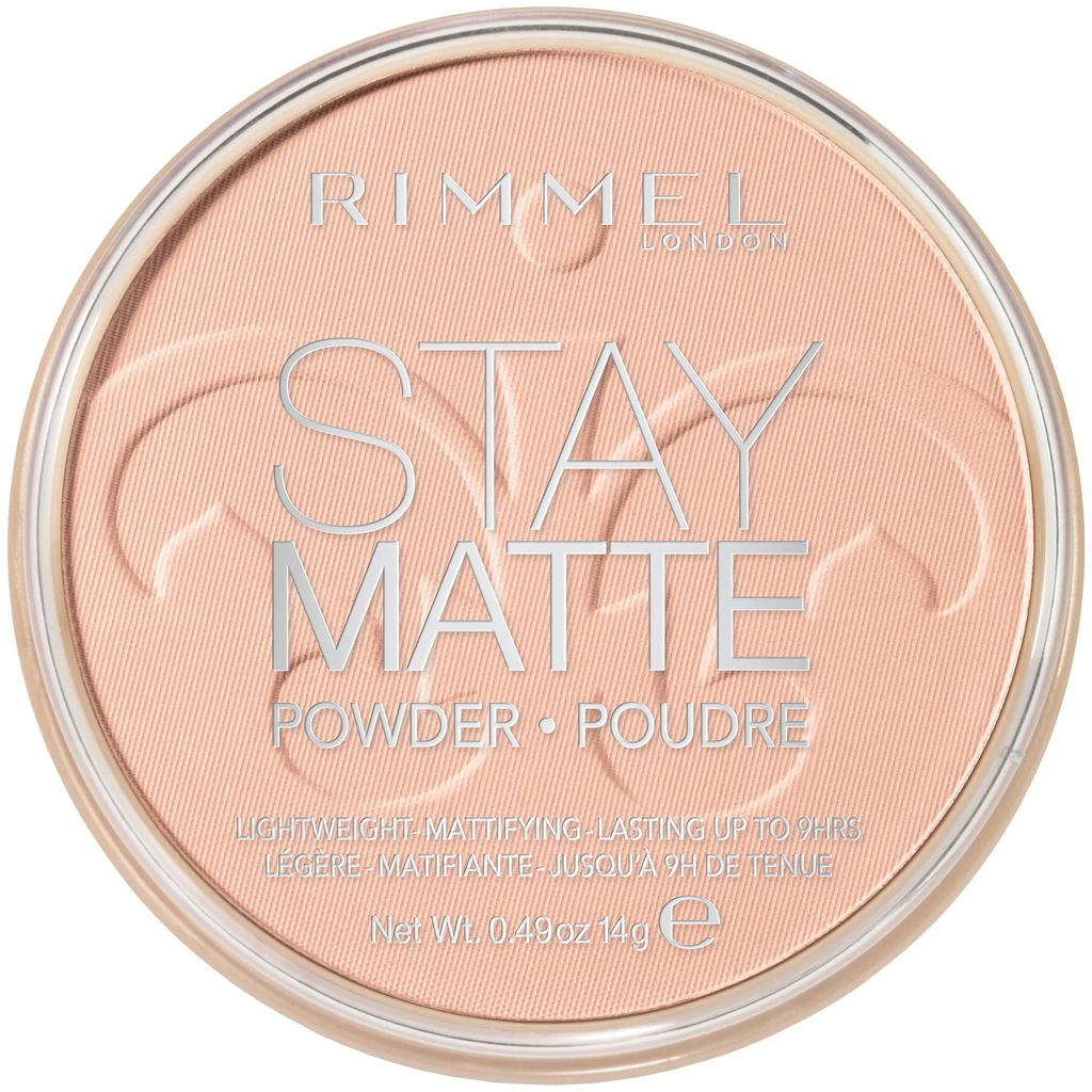 RIMMEL Polvos Compactos Stay Matte Tono Rose Blossom (002) 14g