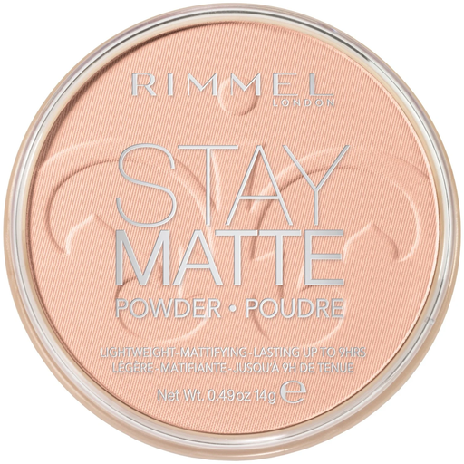 [3607345333410] RIMMEL Polvos Compactos Stay Matte Tono Rose Blossom (002) 14g