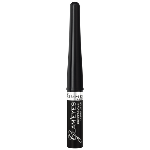 [3607345333601] RIMMEL Eyeliner Pincel Tom Black Glam'Eyes 3,5ml