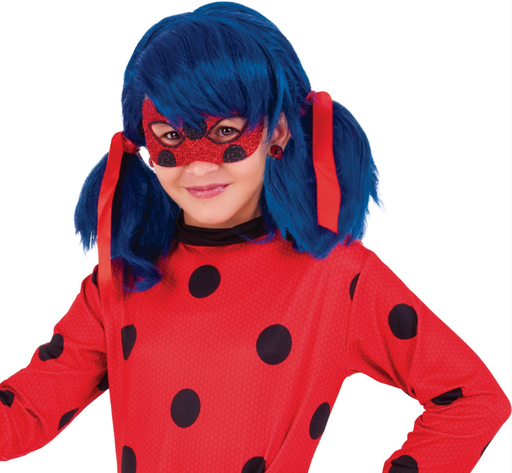 [0082686349758] RUBIES Antifaz con purpurina Miraculous Ladybug le loup pailleté