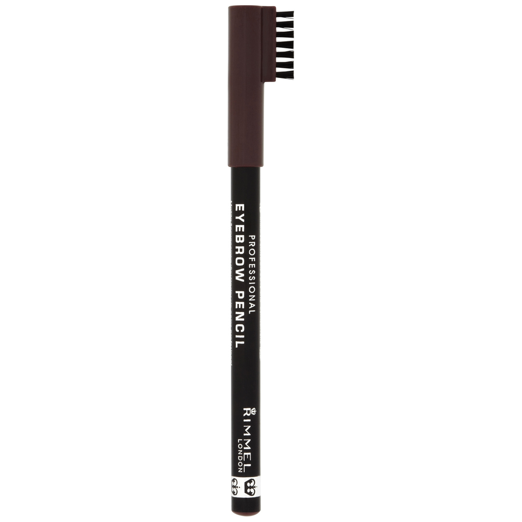 RIMMEL Lápis de Sobrancelhas com Escova Integrada Tom (001) Dark Brown