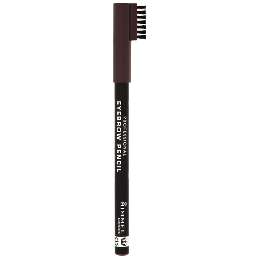 [3607349772017] RIMMEL Lápis de Sobrancelhas com Escova Integrada Tom (001) Dark Brown