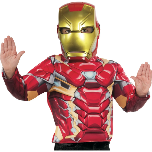 [0082686392167] MARVEL Accesorios de disfraz Máscara Iron Man la máscara