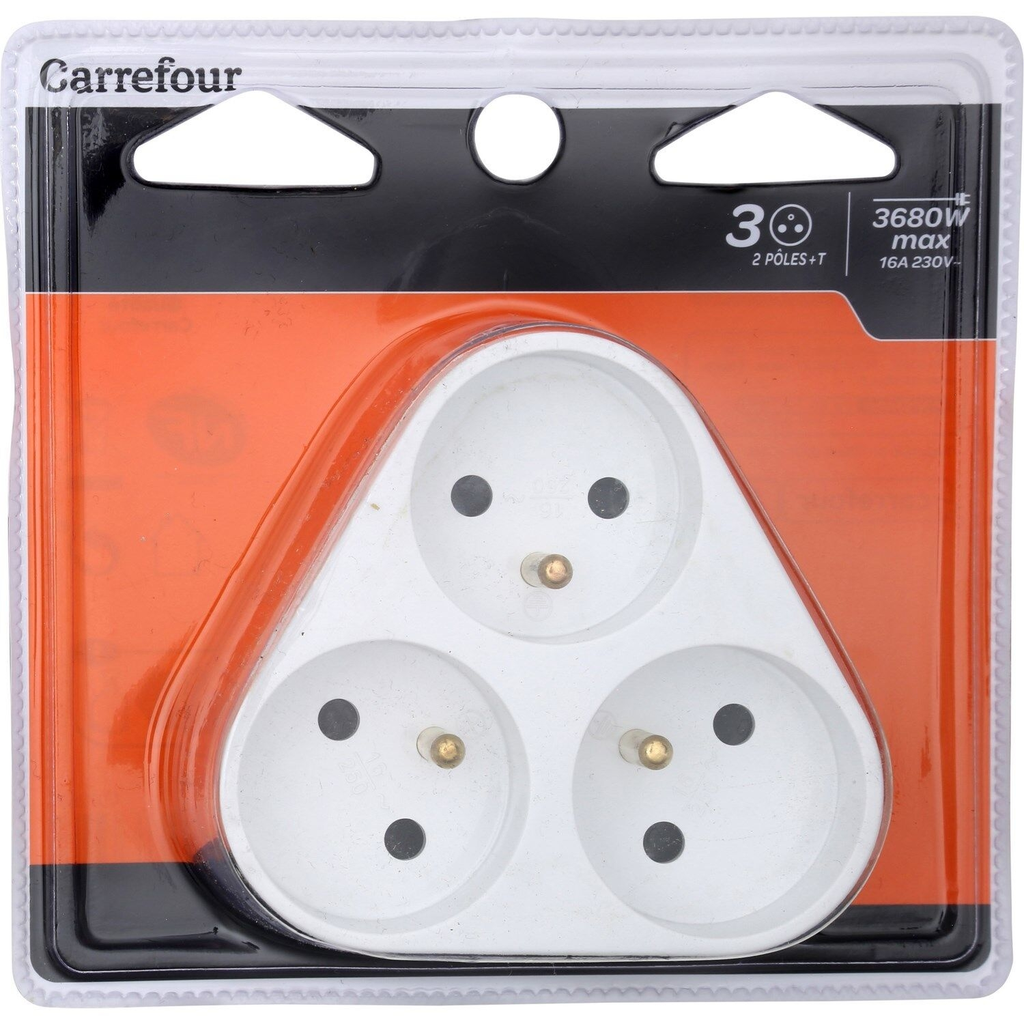 CARREFOUR Triplite 16A 230V la triplite