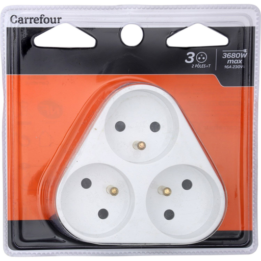 [3608140357359] CARREFOUR Triplite 16A 230V la triplite