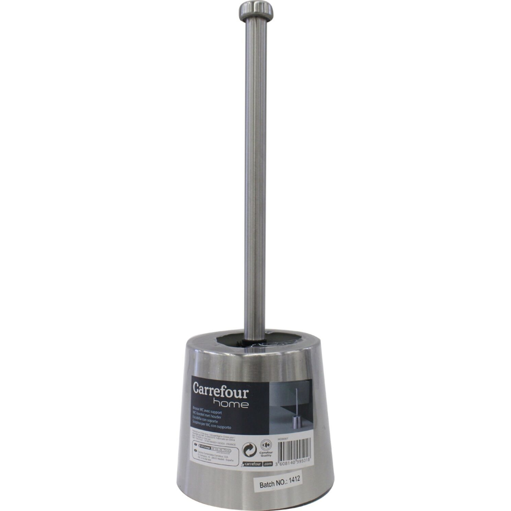 CARREFOUR Toilet Brush with Metal Holder HOME la brosse WC