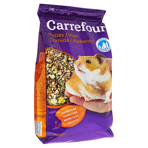 [3608141629707] CARREFOUR Aliment Complet Pour Hamster 800 g