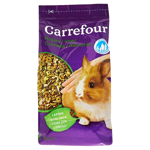[3608141629738] CARREFOUR Alimento Completo Para Coelho 800 g