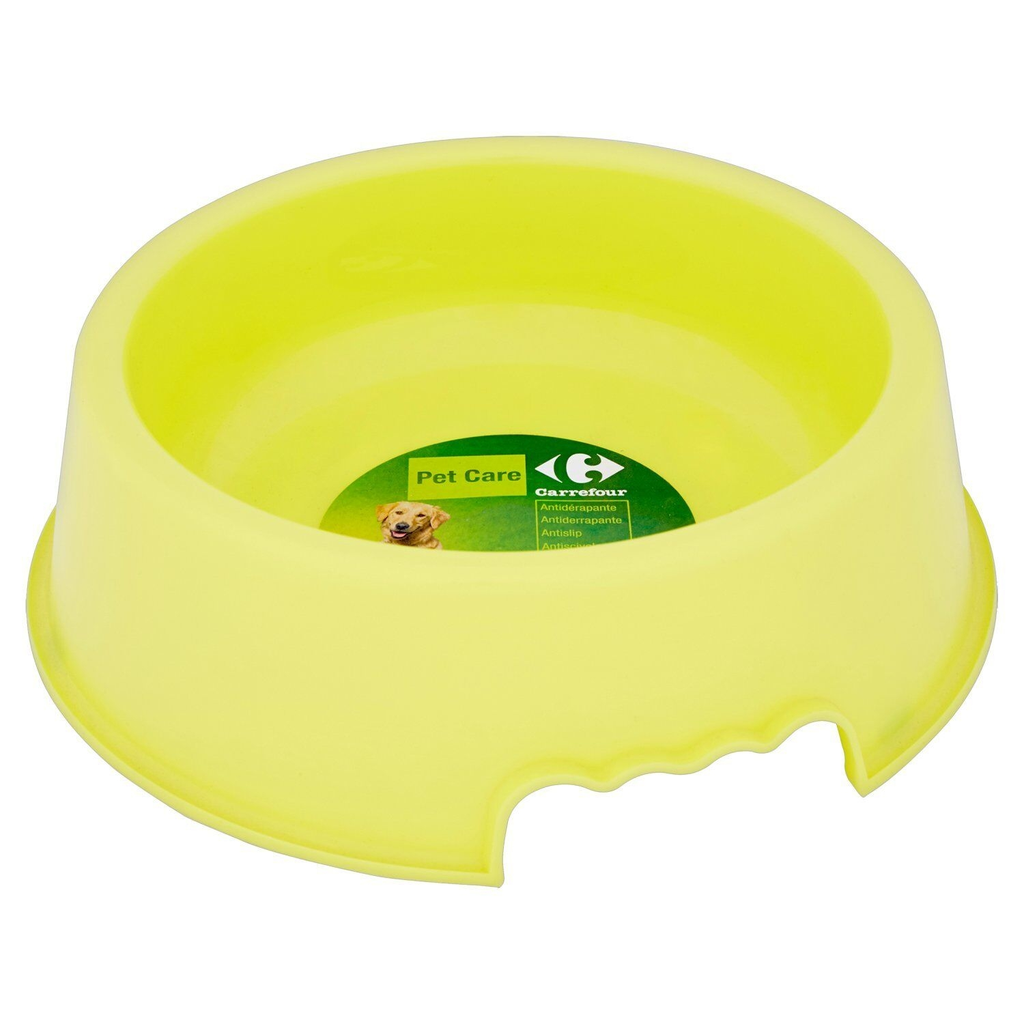 CARREFOUR Ecuelle pour chien antidérapant 1 L