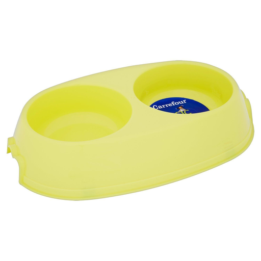 [3608141635661] CARREFOUR Taça para cão taça dupla 2 x 250 ml
