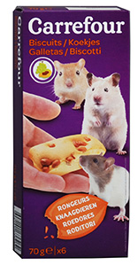 Crf Cdm Biscuits Fruits X6 Rongeur