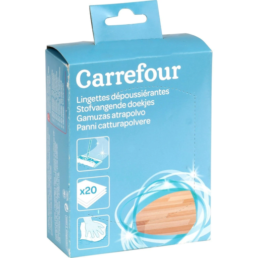 [3608141671454] CARREFOUR Lavette dépoussiérantes la boite de 20
