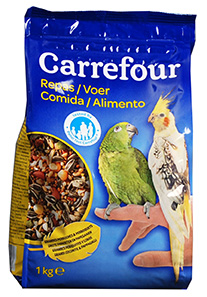 Carrefour Repas Grande Perruche 1Kg Oiseaux Crf