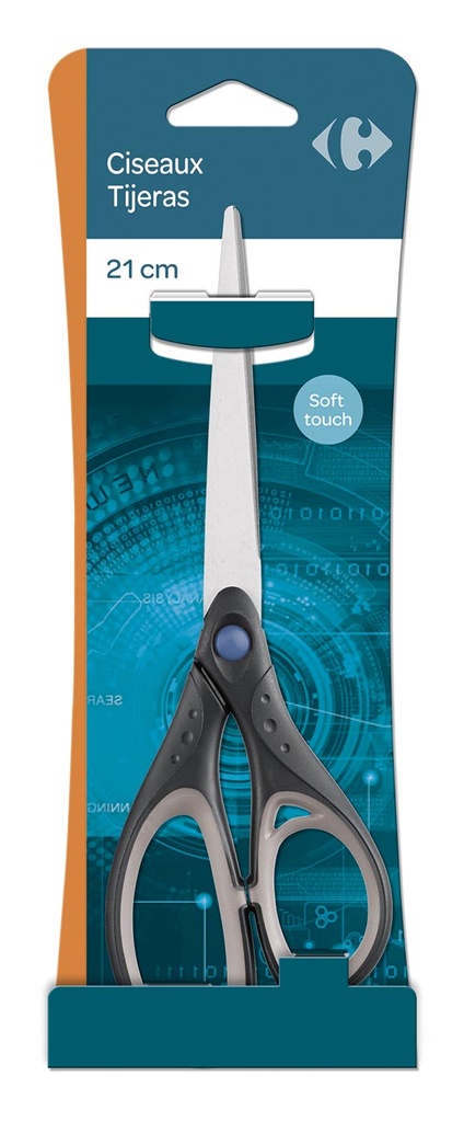 Carrefour Ciseau 21Cm Avec Anneaux Soft Crf