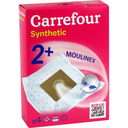 CARREFOUR Synthetic vacuum bags Moulinex 2+ 4-pack