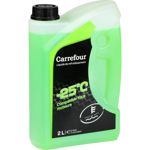 [3608142586030] CARREFOUR Liquide de refroidissement -25°C 2 L
