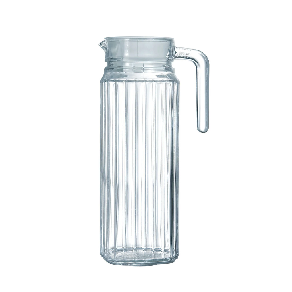 CARREFOUR Glass Pitcher with Lid HOME 1 L