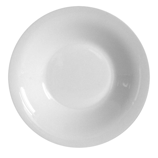 [3608143170511] CARREFOUR White Opal Soup Plates 21cm (Pack of 6)