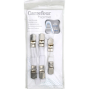 CARREFOUR Fixe-housse HOME pack of 3