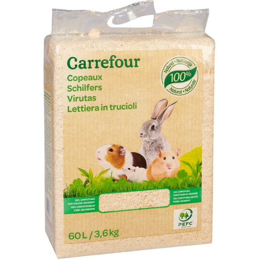 [3608143808537] CARREFOUR Litière haute absorption et contrôle des odeurs COMPANINO 60 L