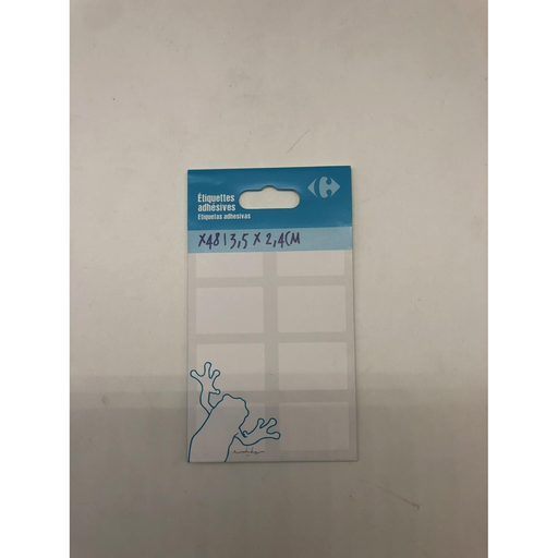 [3608143825084] CARREFOUR White labels 24x35mm, pack of 48