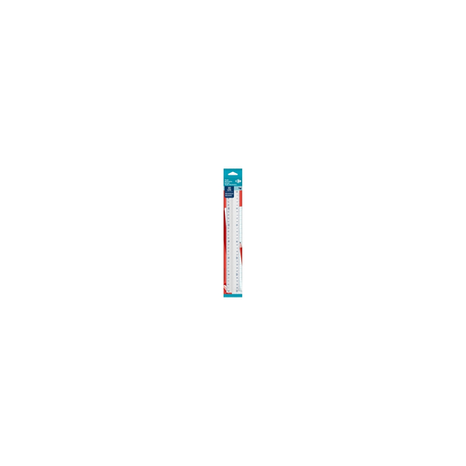 [3608143853186] CARREFOUR Regla 30cm aluminio, regla de 30cm
