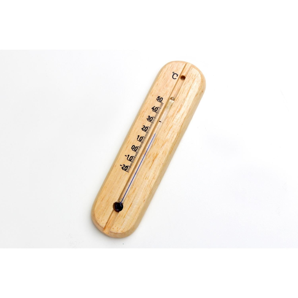 CARREFOUR Thermomètre bois HOME le thermomètre