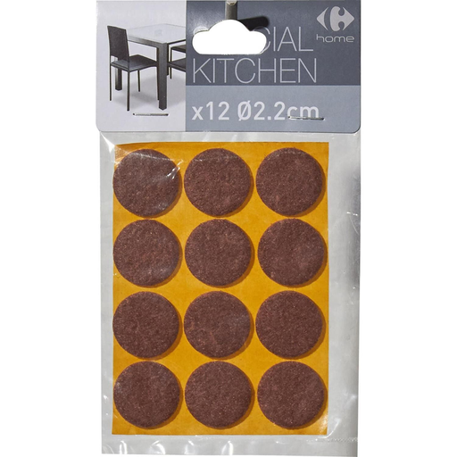 [3608144250434] CARREFOUR Feltro adesivo x12 HOME
