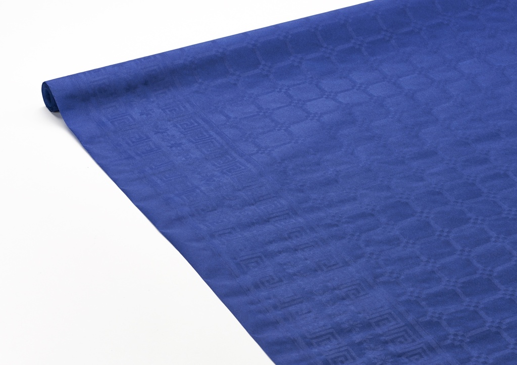 Crf Home Nappe Damassée 7M Bleu Nuit Carrefour