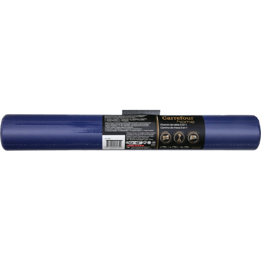 [3608144531359] CARREFOUR Table runner 3 in 1 midnight blue HOME l'unité