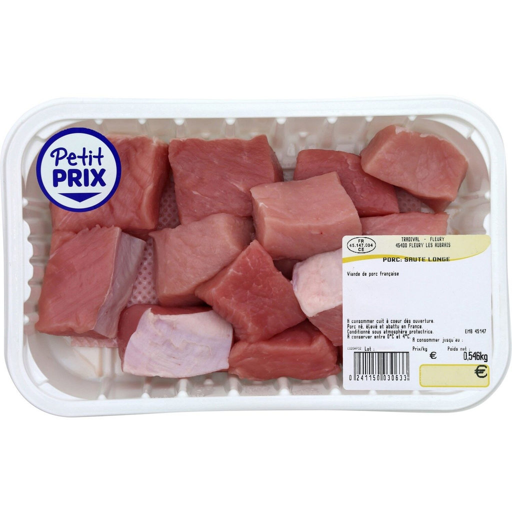 1ER PRIX Pork Meat: Loin for sautéing 500 g