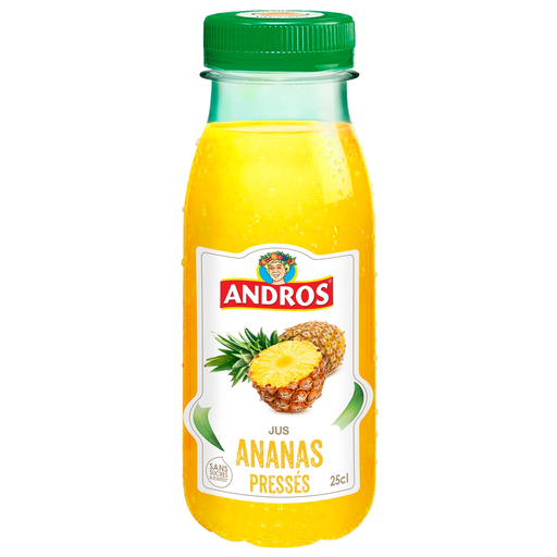 [3608580002628] ANDROS Jus d'Ananas Pressés 100% Pur Jus 250 ml