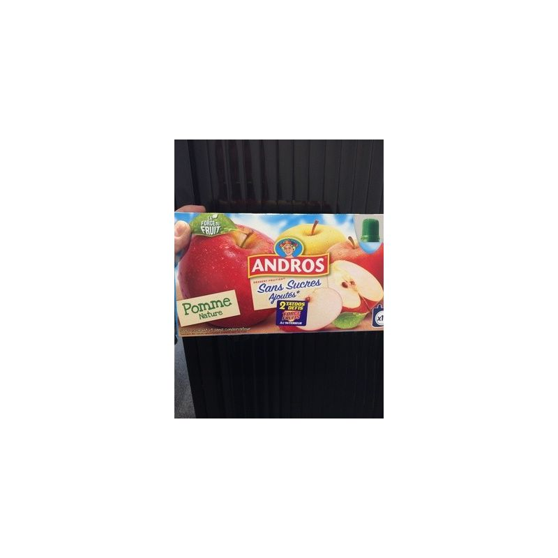 ANDROS Apple Pouch No Added Sugar 10x90g