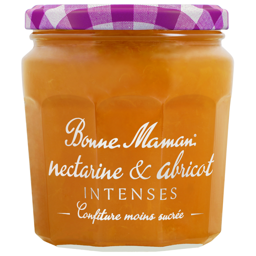[3608580017288] BONNE MAMAN Extra Nectarine and Apricot Jam reduced sugar 335 g