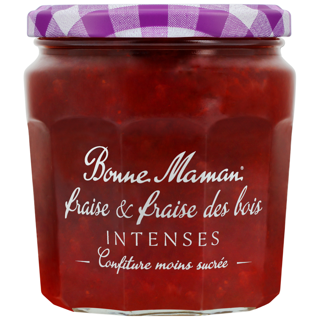 BONNE MAMAN Extra Strawberry and Wild Strawberry Jam Reduced Sugar 335 g