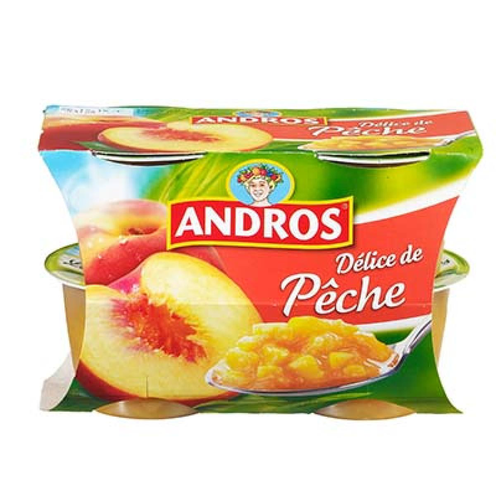 ANDROS Délice Melocotón 4 x 100 g
