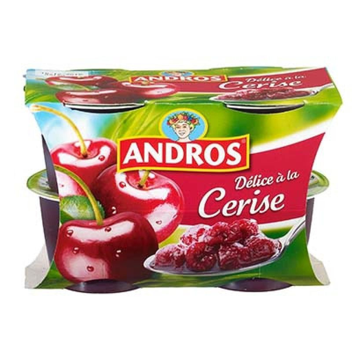 [3608580707127] ANDROS Cherry Delight 4 x 100 g