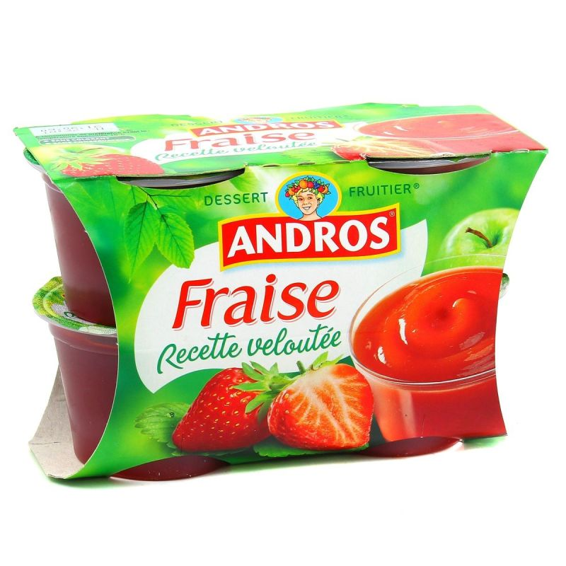 ANDROS Velouté Fresa 4 x 97 g